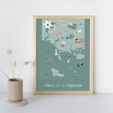 Charger l'image dans la galerie, Vannes - Affiche illustrée 2 - Format A3