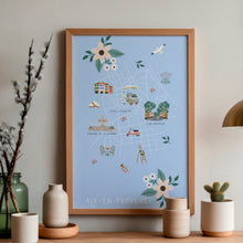 Charger l'image dans la galerie, Aix-en-Provence - Affiche illustrée 2 - Format A3