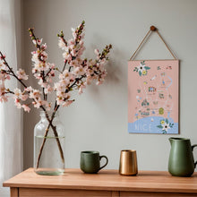 Charger l'image dans la galerie, Nice - Affiche illustrée 2 - Format A3