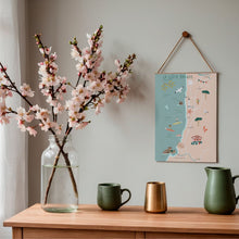 Charger l'image dans la galerie, Biarritz & la Cote Basque - Affiche illustrée 2 - Format A3