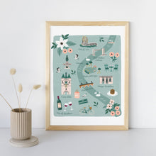 Charger l'image dans la galerie, Bordeaux - Affiche illustrée 1 - Format A3