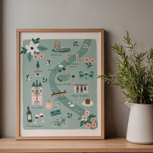 Charger l'image dans la galerie, Bordeaux - Affiche illustrée 1 - Format A3