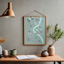 Charger l'image dans la galerie, Bordeaux - Affiche illustrée 2 - Format A3