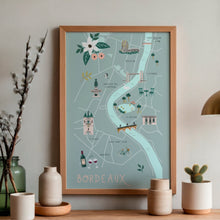 Charger l'image dans la galerie, Bordeaux - Affiche illustrée 2 - Format A3