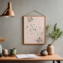 Charger l'image dans la galerie, Paris - Affiche illustrée 2 - Format A3