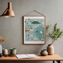 Charger l'image dans la galerie, Annecy - Affiche illustrée 1 – Format A3