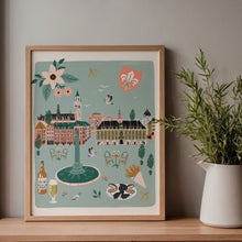 Charger l'image dans la galerie, Lille - Affiche illustrée 1 - Format A3