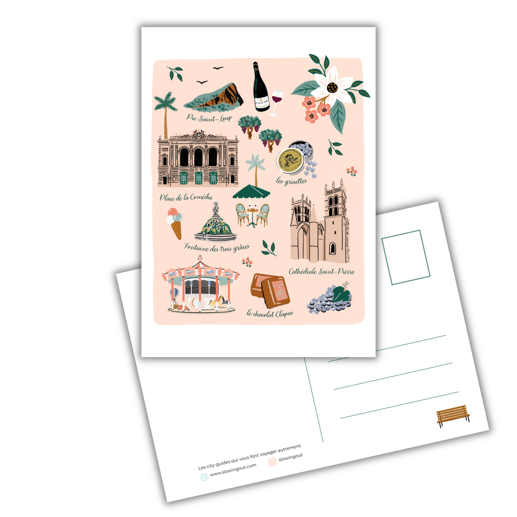 Montpellier - Carte postale