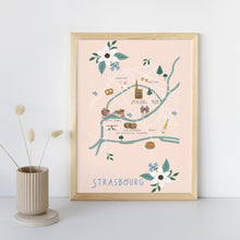 Charger l&#39;image dans la galerie, Strasbourg - Affiche illustrée 2 - Format A3
