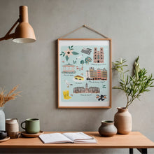 Charger l&#39;image dans la galerie, Rennes - Affiche illustrée 1 - Format A3
