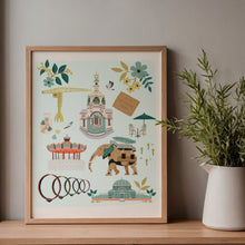 Charger l&#39;image dans la galerie, Nantes - Affiche illustrée 1 - Format A3
