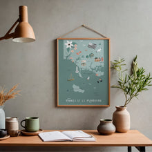 Charger l&#39;image dans la galerie, Vannes - Affiche illustrée 2 - Format A3
