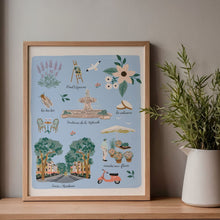 Charger l&#39;image dans la galerie, Aix-en-Provence - Affiche illustrée 1 - Format A3
