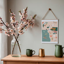 Charger l&#39;image dans la galerie, Biarritz &amp; la Cote Basque - Affiche illustrée 1 - Format A3
