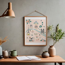 Charger l&#39;image dans la galerie, Paris - Affiche illustrée 1 - Format A3
