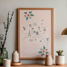 Charger l&#39;image dans la galerie, Paris - Affiche illustrée 2 - Format A3
